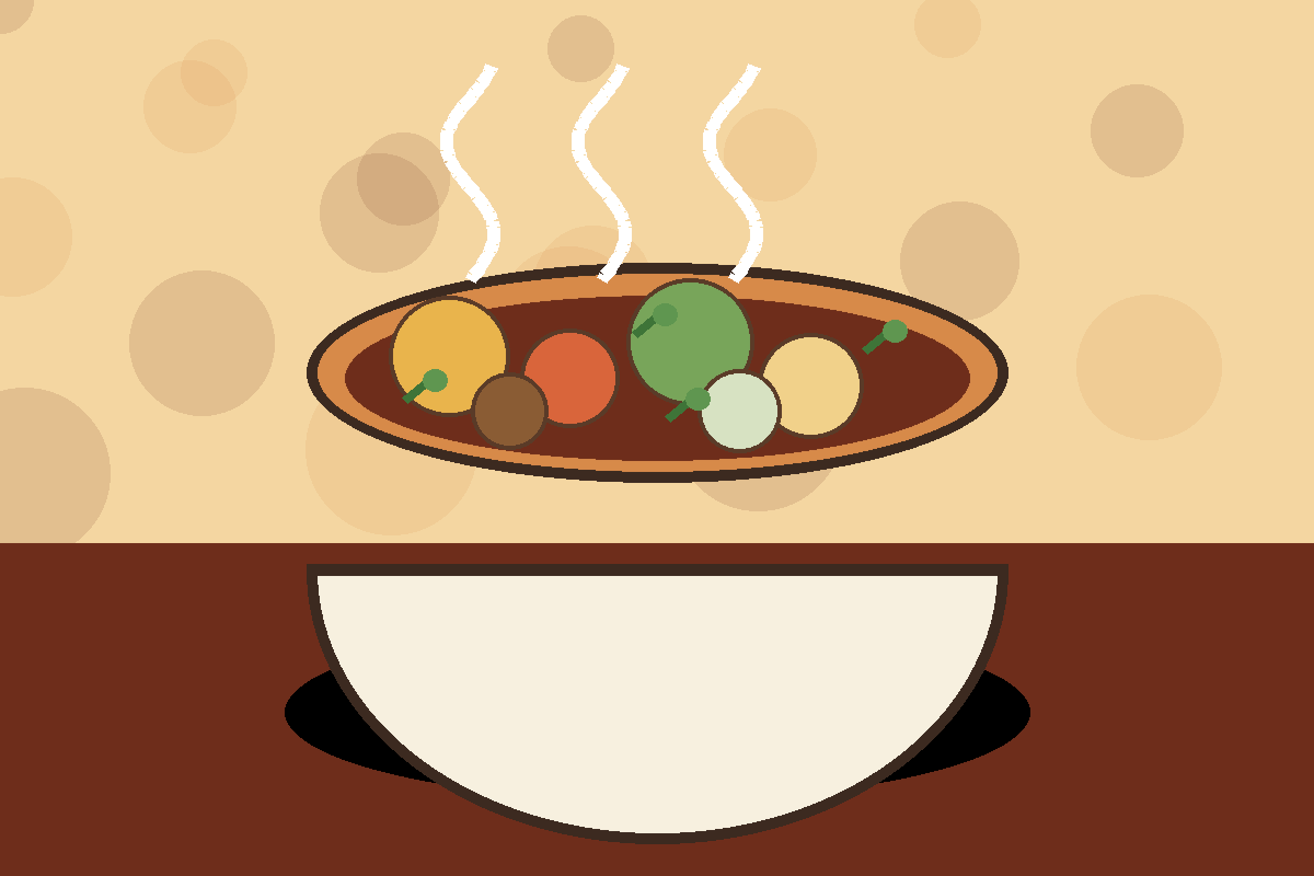 Stylized bowl representing Classic Beef and Root Vegetable Stew